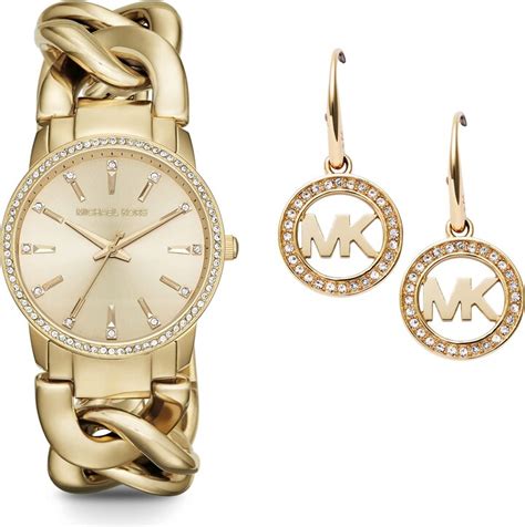 michael kors nini pavé gold-tone watch s mk3459|Michael Kors Lady Nini Women's Watch, Stainless .